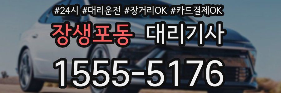 장생포동 대리기사