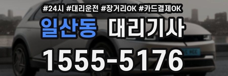 일산동 대리기사