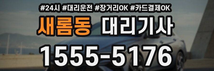 새롬동 대리기사