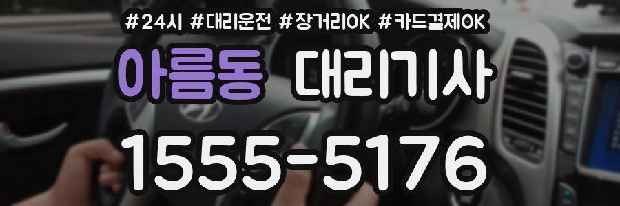 아름동 대리기사