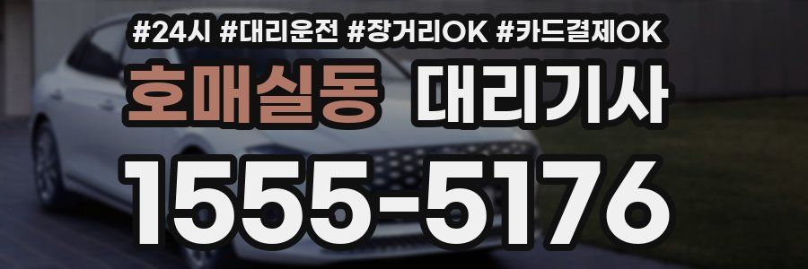호매실동 대리기사