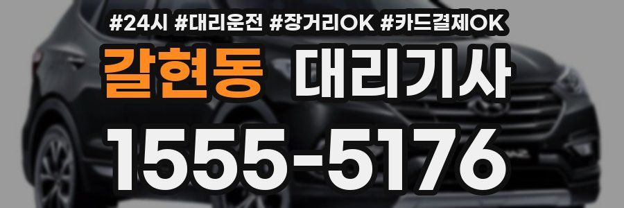 갈현동 대리기사
