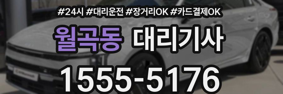 월곡동 대리기사