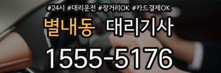 별내동 대리기사