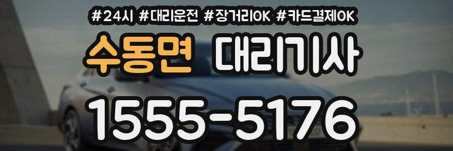 수동면 대리기사