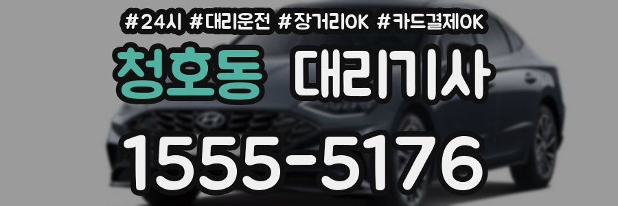 청호동 대리기사