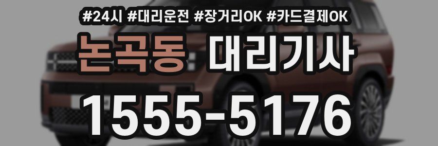 논곡동 대리기사