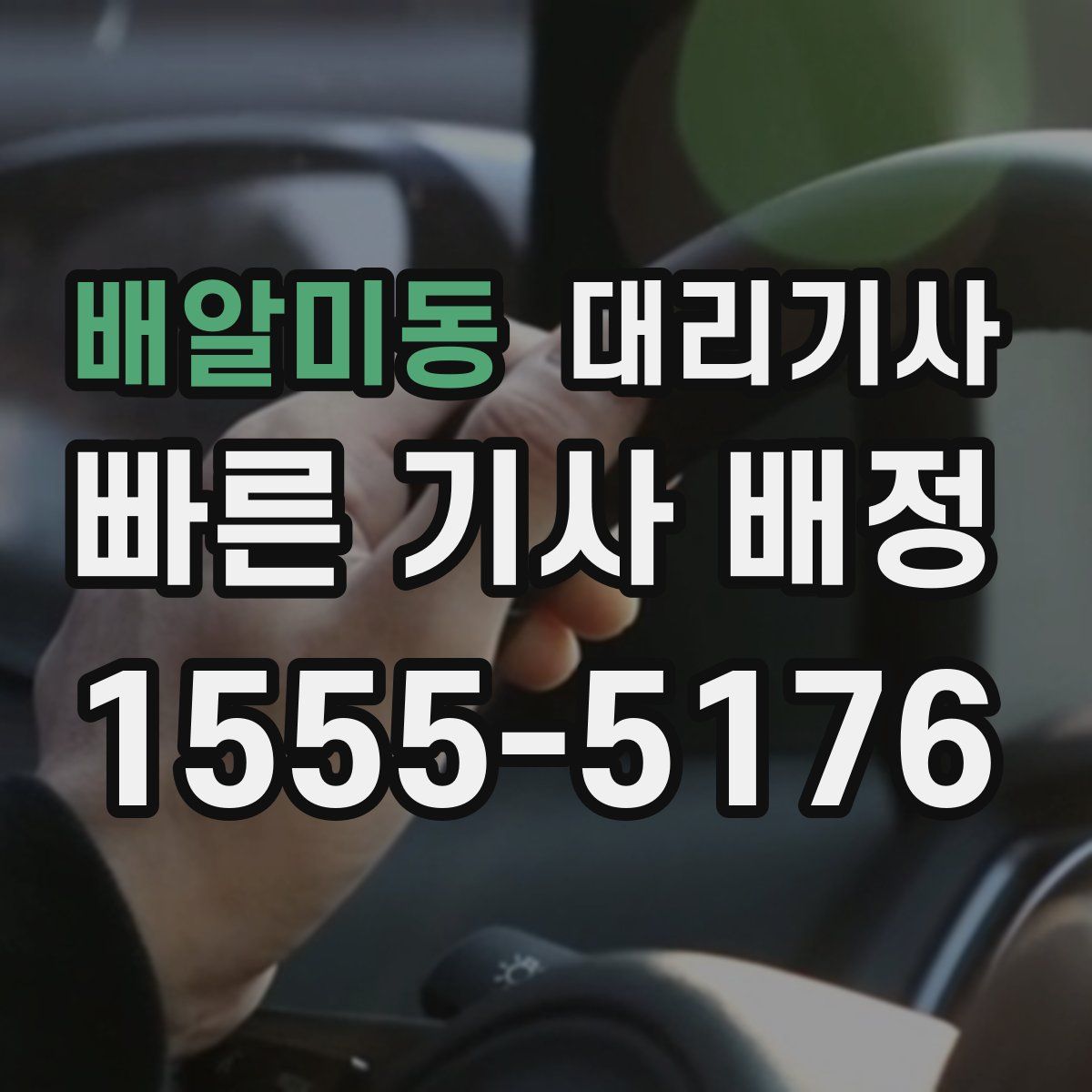 배알미동 대리기사