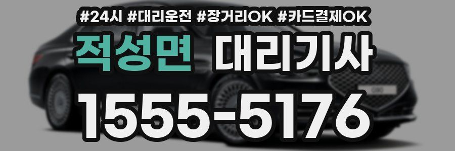 적성면 대리기사