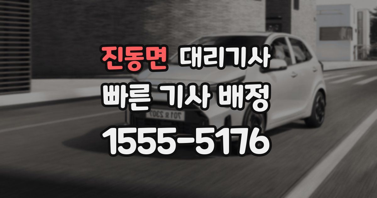 진동면 대리기사