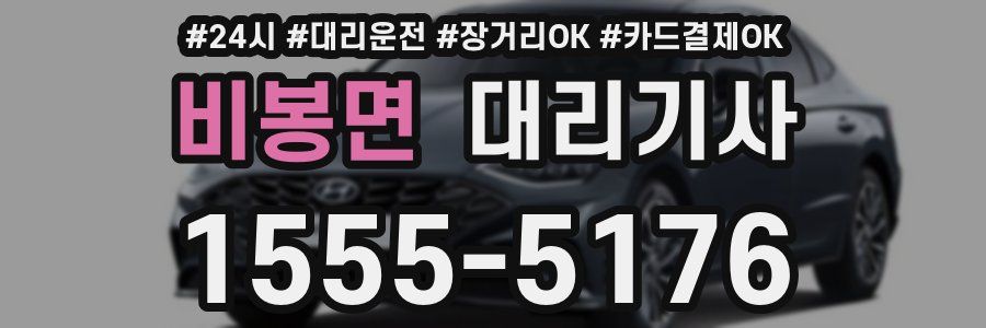 비봉면 대리기사