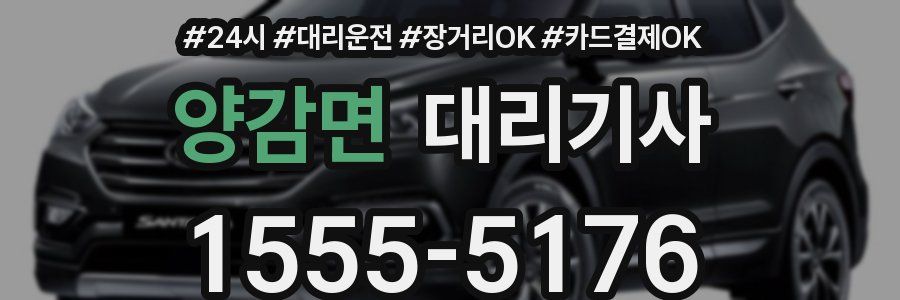 양감면 대리기사