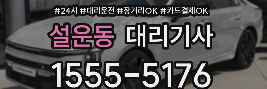 설운동 대리기사