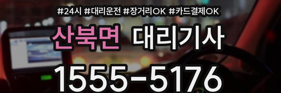 산북면 대리기사