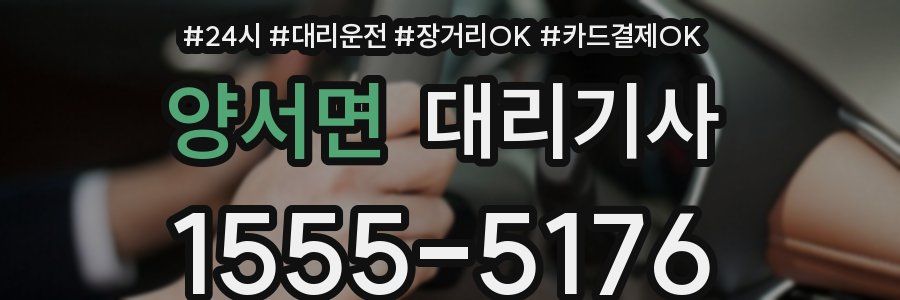 양서면 대리기사