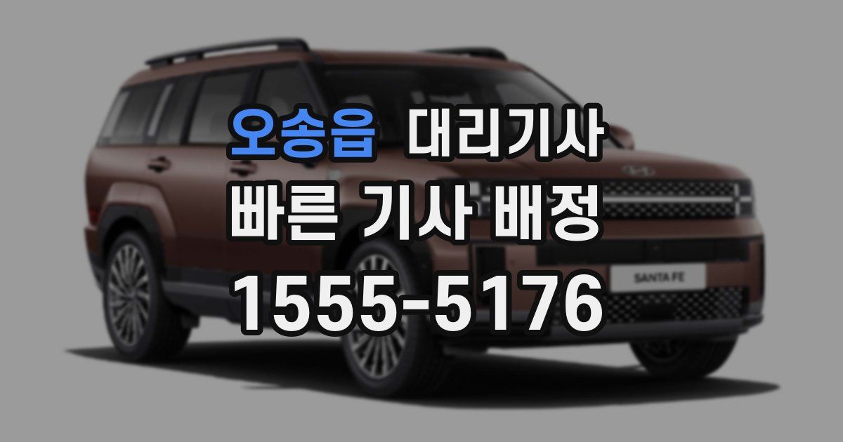 오송읍 대리기사