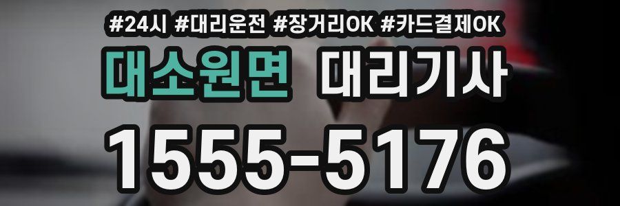 대소원면 대리기사