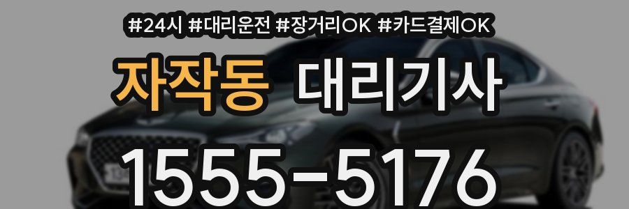 자작동 대리기사