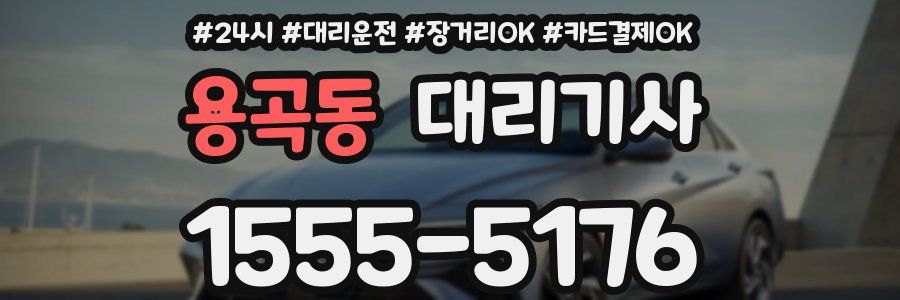 용곡동 대리기사