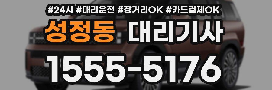 성정동 대리기사