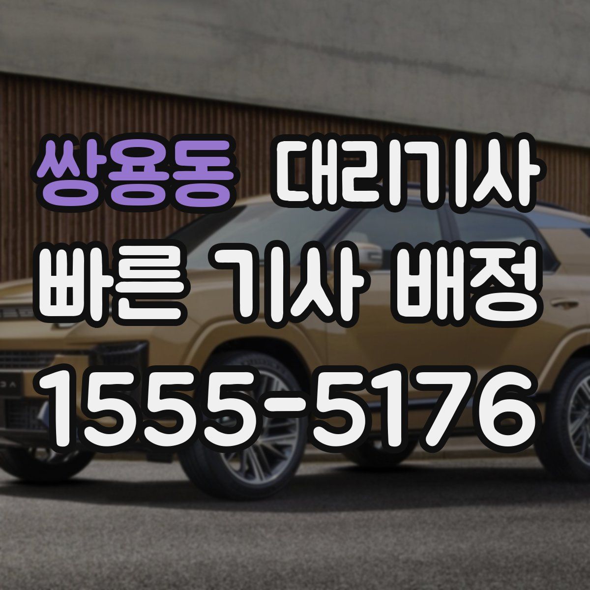 쌍용동 대리기사