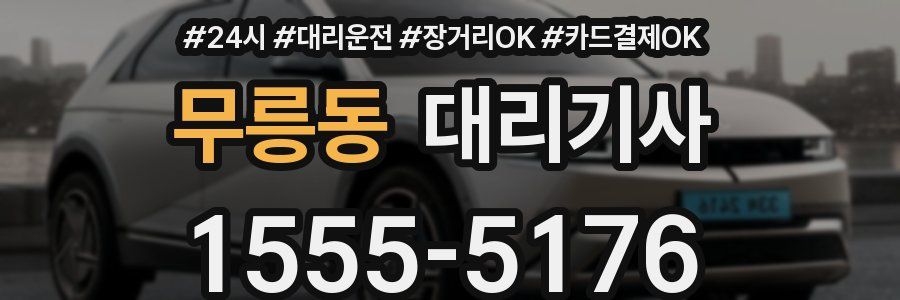 무릉동 대리기사