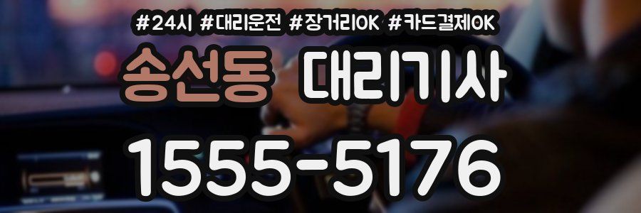 송선동 대리기사