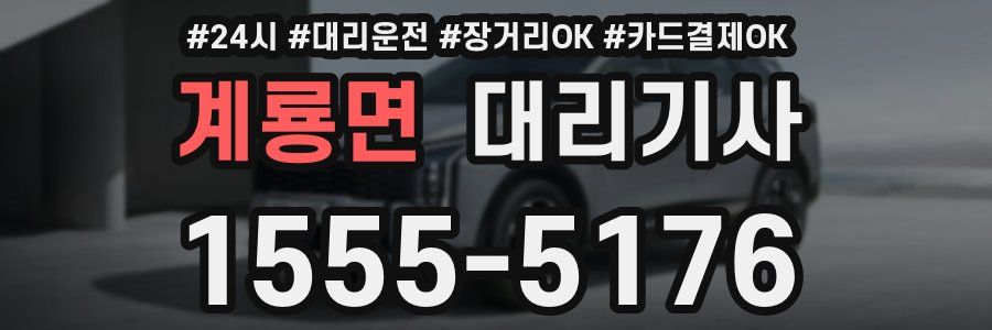 계룡면 대리기사