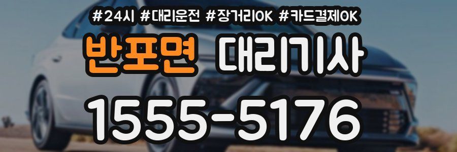반포면 대리기사