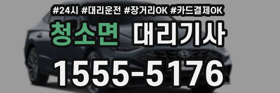 청소면 대리기사