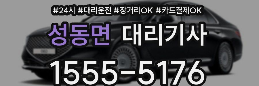 성동면 대리기사