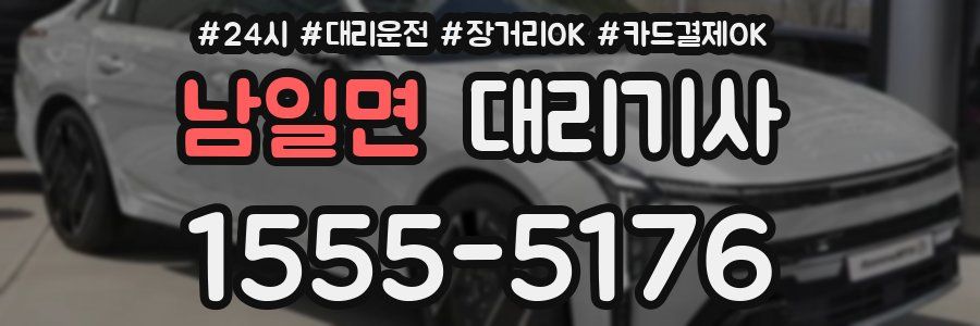 남일면 대리기사