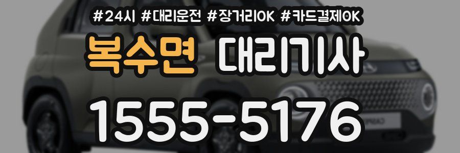 복수면 대리기사