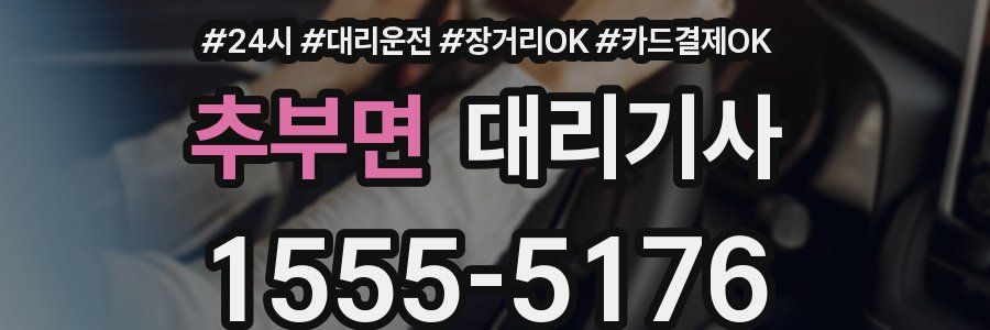 추부면 대리기사