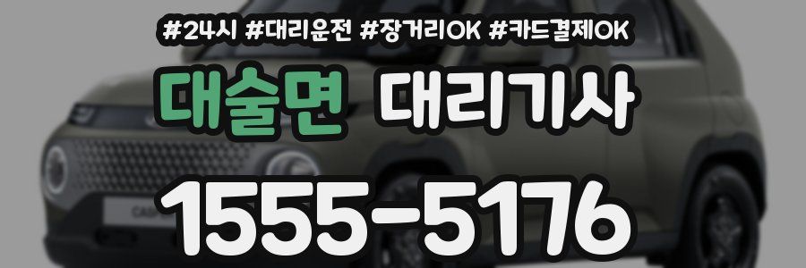 대술면 대리기사
