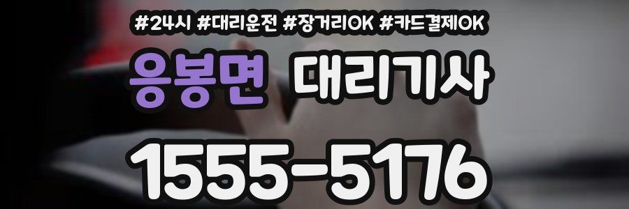 응봉면 대리기사