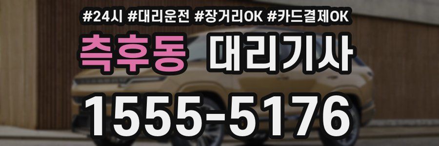 측후동 대리기사