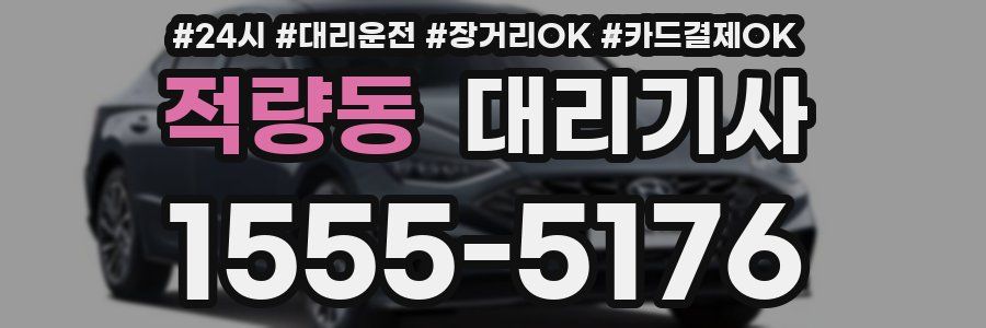 적량동 대리기사