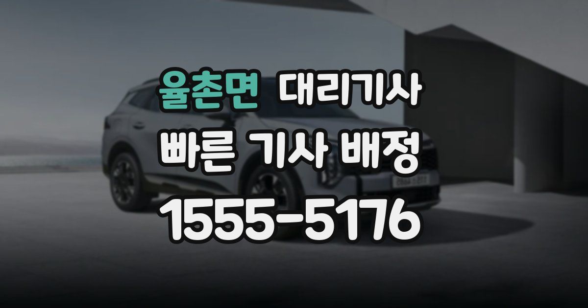 율촌면 대리기사