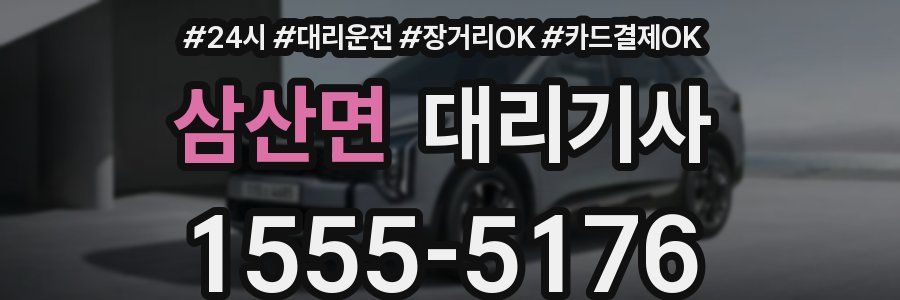 삼산면 대리기사