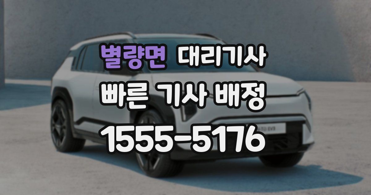별량면 대리기사