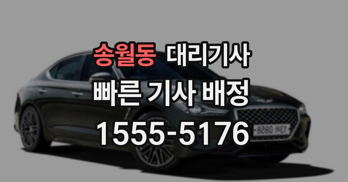 송월동 대리기사