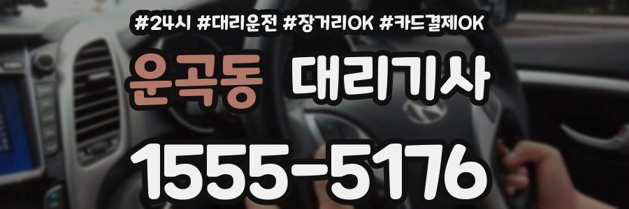 운곡동 대리기사
