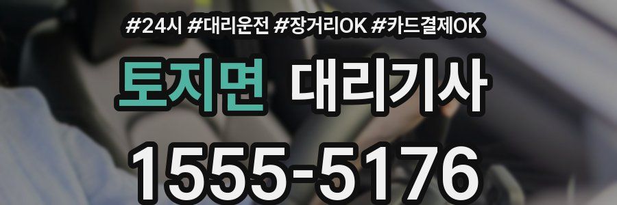토지면 대리기사