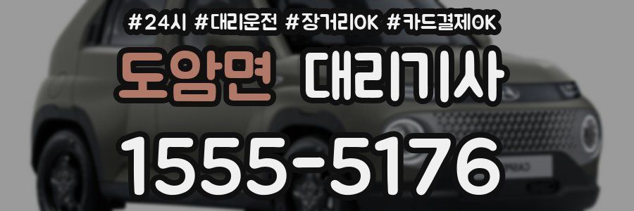 도암면 대리기사