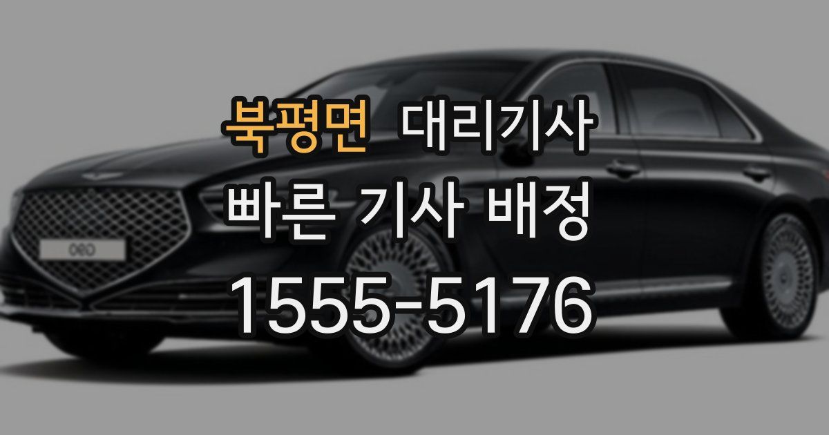 북평면 대리기사
