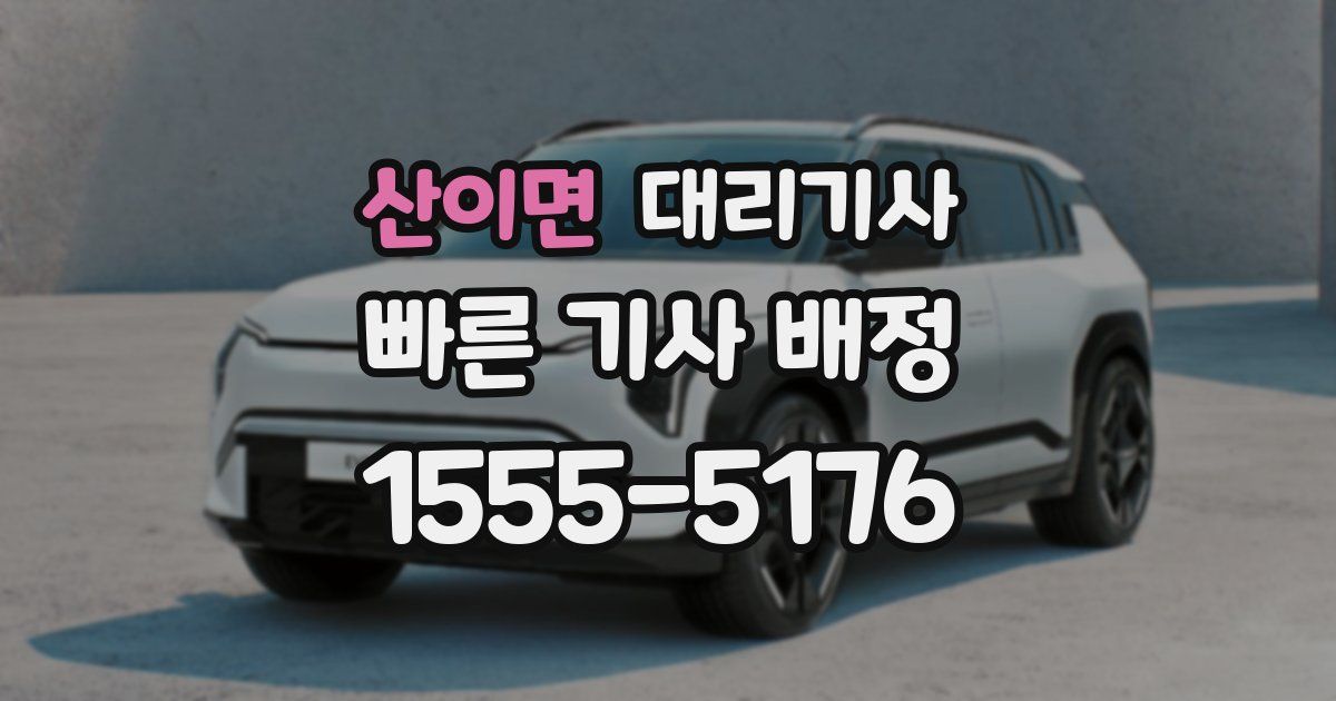 산이면 대리기사