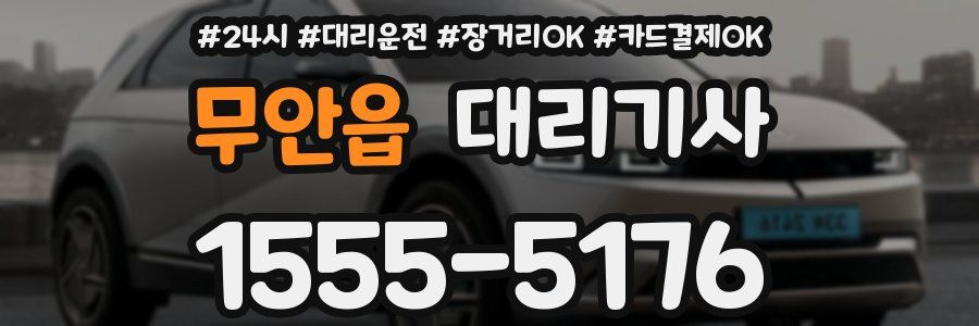 무안읍 대리기사