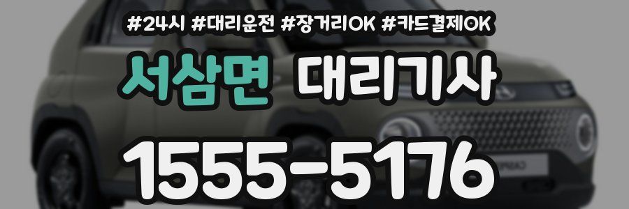 서삼면 대리기사