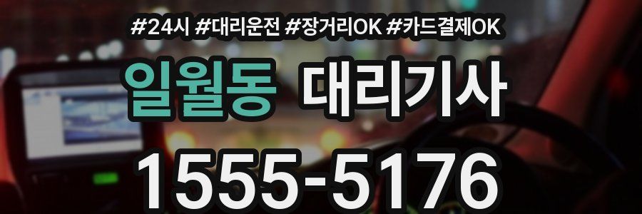일월동 대리기사